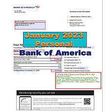 Bank of America's January 2023 Bank Statement Template: Better and Easier (Personal) 